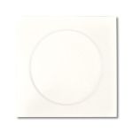 Тарелка квадратная Kunst Werk "Black Label" 18,5*18,5 см с круглым центром, P.L. Proff Cuisine