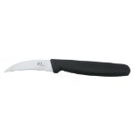 Нож PRO-Line для чистки овощей Коготь 7 см, пластиковая черная ручка, P.L. Proff Cuisine