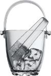 ВЕДРО для льда 840мл d=120мм h=130мм стекло + щипцы SILVANA [53628/b]
